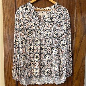 LOFT Patterned Blouse